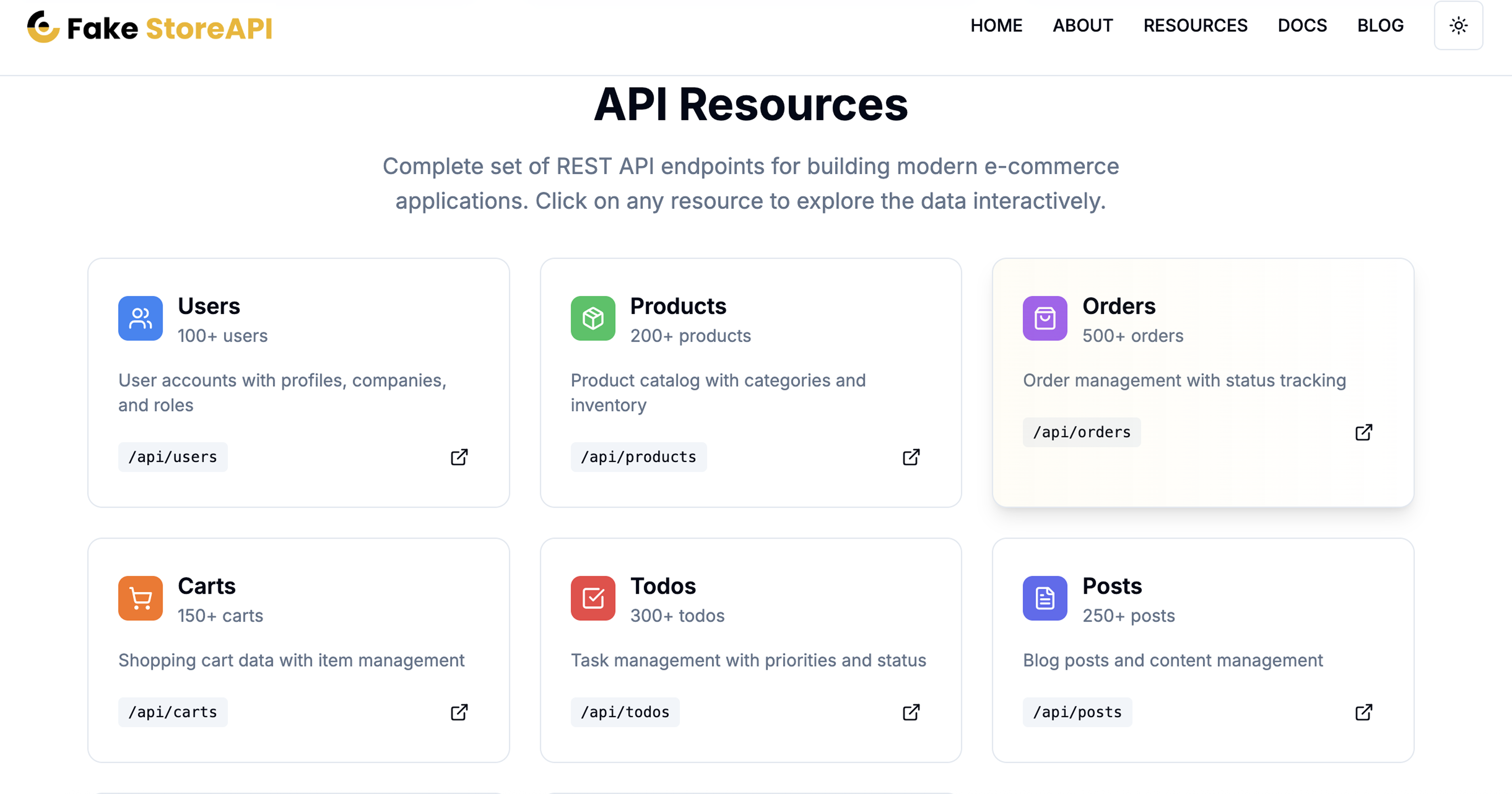 Json data api free fake json data mock api for e commerce